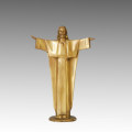 Миф Статуя Христос Искупитель Бронзовая скульптура TPE-285